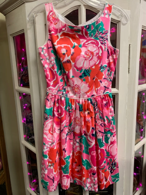 lilly pulitzer pink dress Lilly Pulitzer Size 0 Pink Floral Junior's Dress